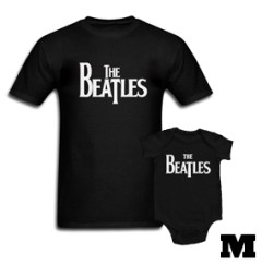 Duo Rockset Beatles Vater-T-shirt M & Beatles Baby Body Eternal