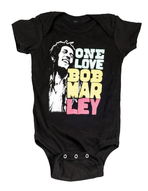 Bob Marley body baby rock metal Smile Love