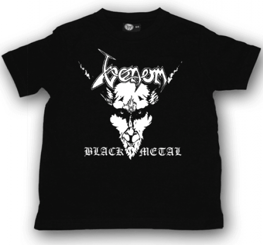 Venom Kinder T-Shirt Black Metal Venom