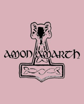 Amon Amarth Baby Body Logo Pink Metal-Baby
