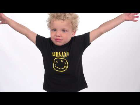 Duo Rockset Nirvana Vater-T-shirt & Kinder-T-shirt Smiley
