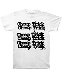 Cheap Trick Kinder T-shirt Stacked logo white 