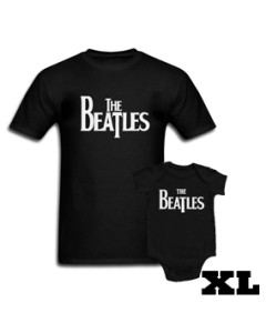 Duo Rockset Beatles Vater-T-shirt XL & Beatles Baby Body Eternal